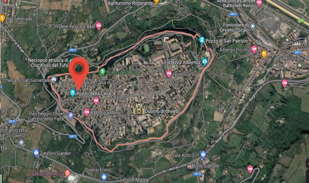 Stanza Con Bagno Privato Orvieto Centro Storico, Aria Condizionata Netflix Vicino Al Pozzo Della Cava-Affittacamere "Carvajal Rooms" Exteriér fotografie